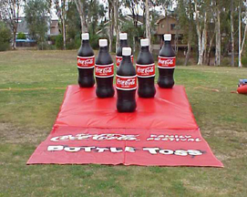 Giant Coke Bottle Ring Toss