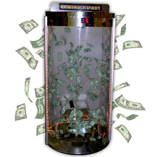 Money Booth – Circular Cash Cube Deluxe
