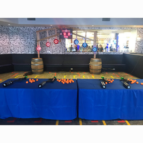 Shooting Gallery with LED Lights