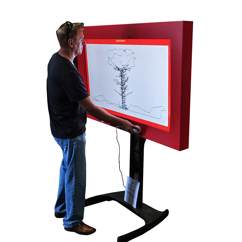 Giant Etch a Sketch - PartyWorks Interactive