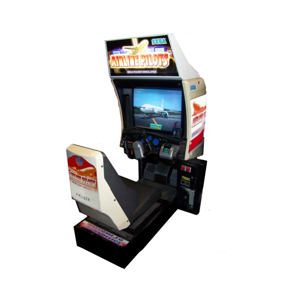 Airline Pilots Sit Down Simulator