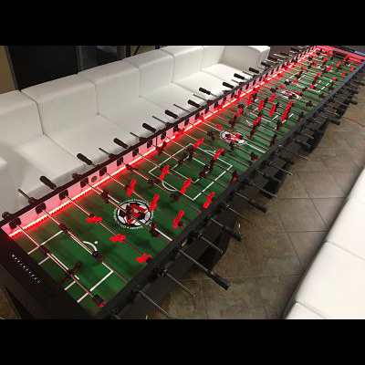 Foosball Table – LED – 16 Player Supersized