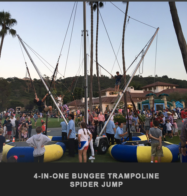 4-in-1 Bungee Trampoline Carnival Rentals