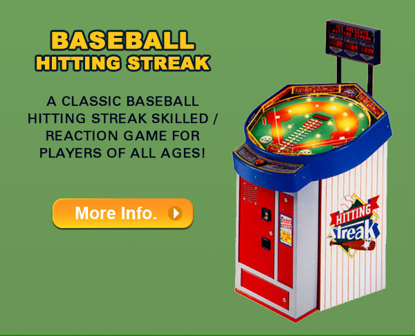 Baseball Hitting Streak Arcade Game Rentals at Party Pals