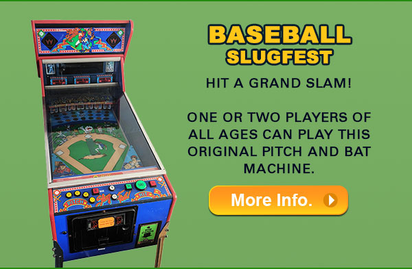 Baseball Slugfest Arcade Game Rentals at Party Pals