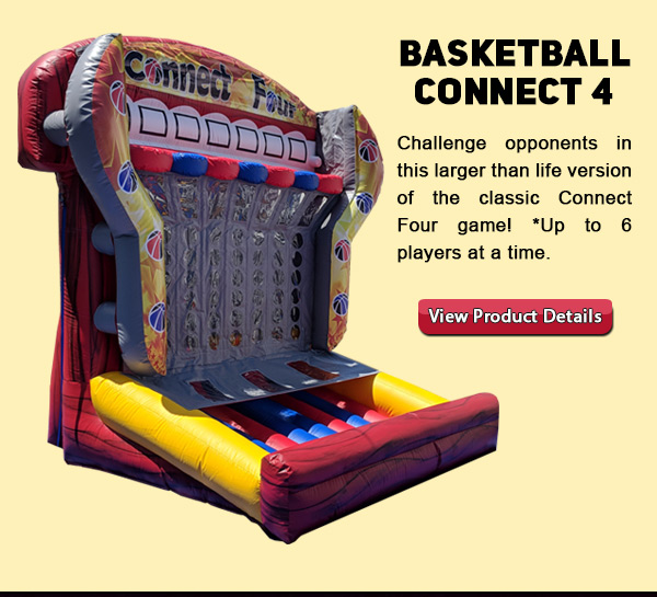 Giant Basketball Connect 4 Inflatable Rental at Party Pals 