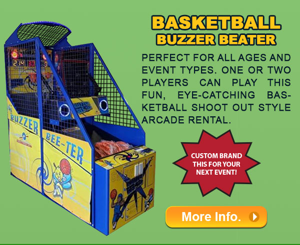 Basketball Buzzer Bee-ter Arcade Game Rentals at Party Pals