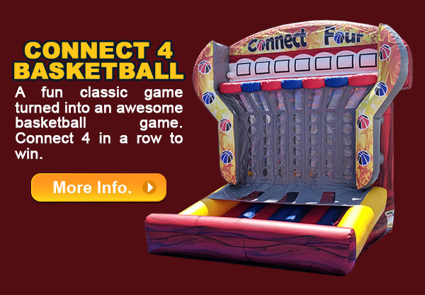 Party Pals Connect 4 Inflatable Basketball Game Rental