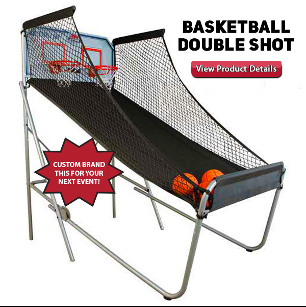 Basketball Double Shot Game Rentals at Party Pals