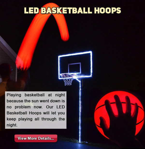 LED Basketball Hoop Rentals at Party Pals