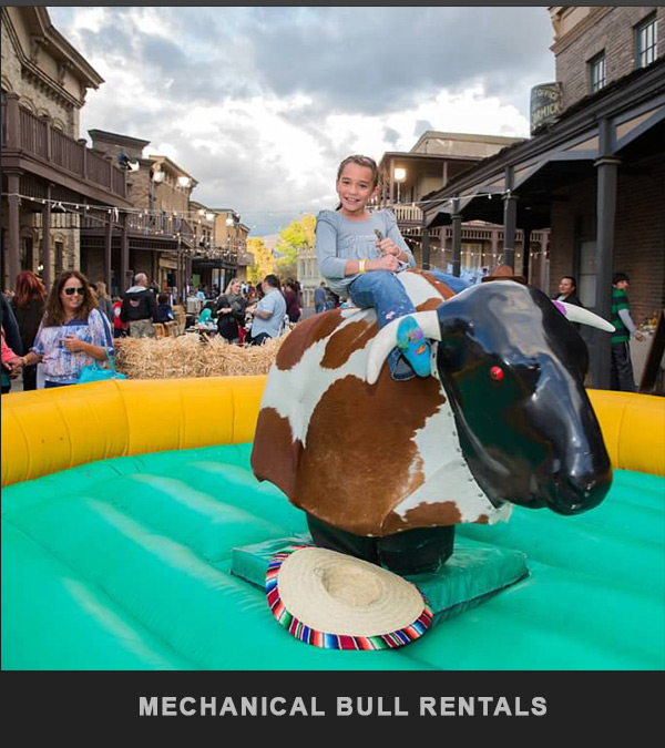 Mechanical Bull Carnival Rentals available at Party Pals
