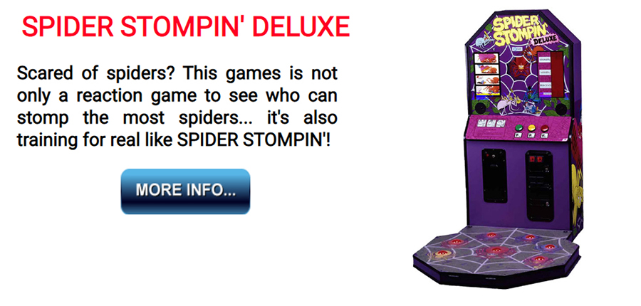 Spider Stompin' Deluxe Arcade Rental from Party Pals