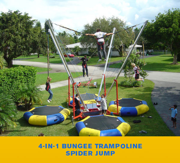 Party Pals: 4-in-1 Bungee Trampoline - Spider Jump