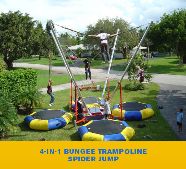 Party Pals: 4-in-1 Bungee Trampoline - Spider Jump