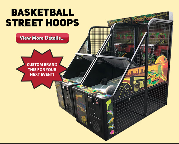 Basketball Street Hoops Arcade Game Rentals at Party Pals